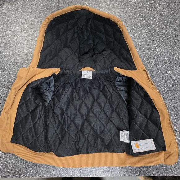 Carhartt Kids Tan Hooded Jacket - Picture 3 of 7